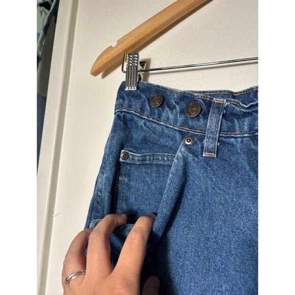 Wild A** VTG Carpenter Jeans Men's Size 30 x 32 Blue Grunge Utility y2k Workwear - Picture 4 of 8